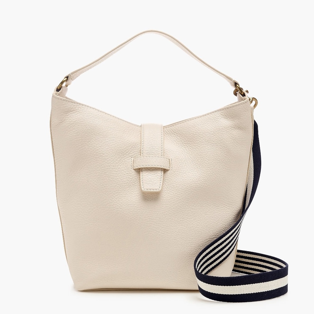 NWT J. Crew Signet Hobo Bag in Italian‎ Leather